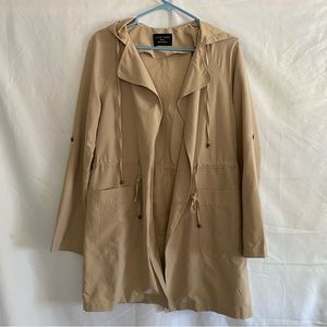 LOVE TREE Faux Suede Trench, Never Worn, Like New